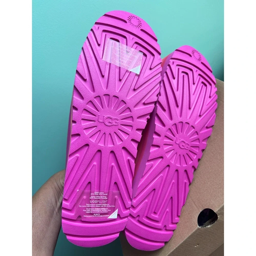 UGG Urseen‎ Platform Raspberry All Gender M13/W14 Rainbow Festival Shoes NEW
